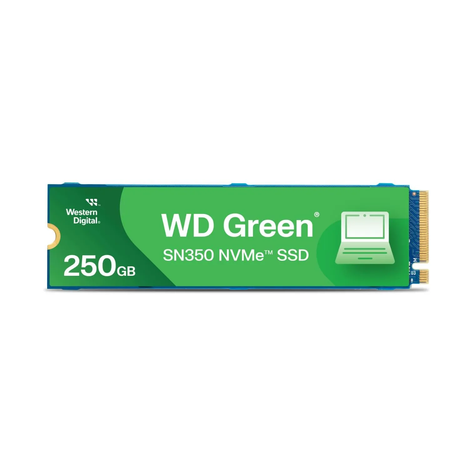WD Internal SSD 250GB NVMe 2280 Green (SN350) view 2